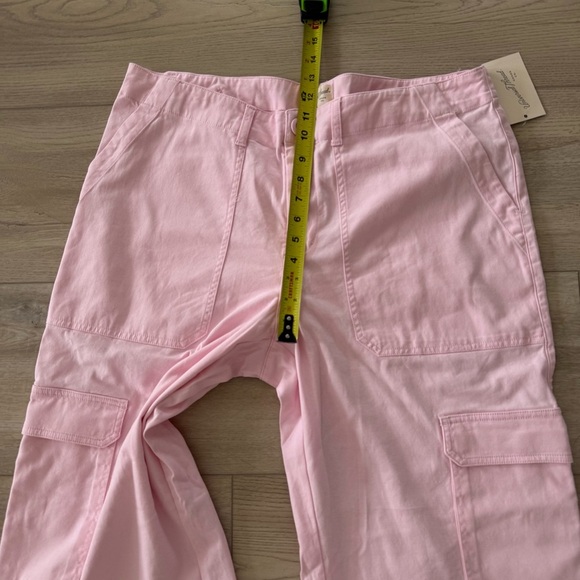 Universal Thread Cotton Spandex PINK High-Rise Cargo Pants Women's 16 NEW - Picture 8 of 15